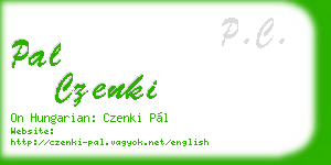 pal czenki business card