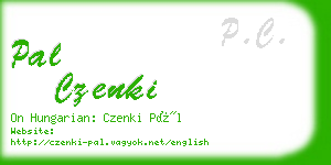 pal czenki business card